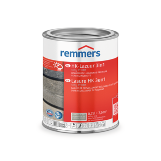 Remmers HK Lazuur Platinagrijs 3in1 2,5 liter