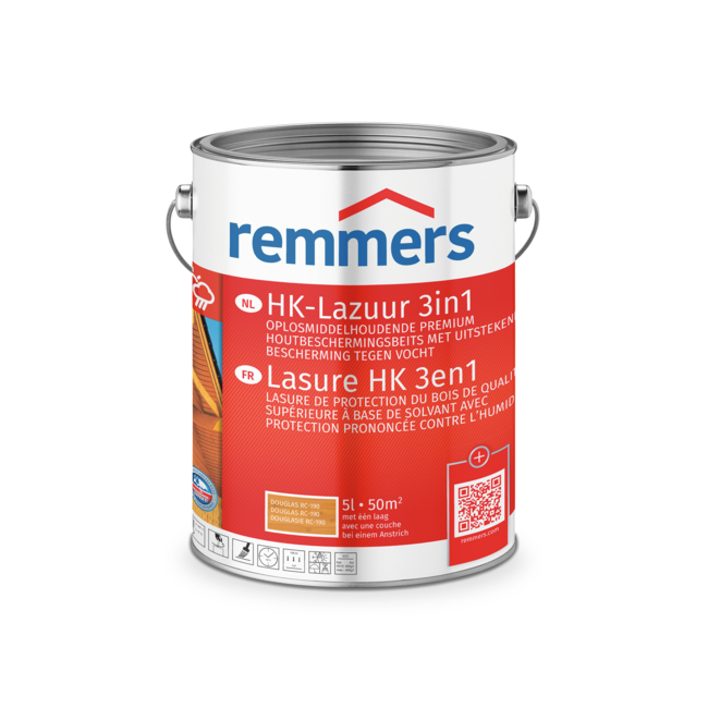 Remmers HK Lazuur Rustiek Eiken 3in1