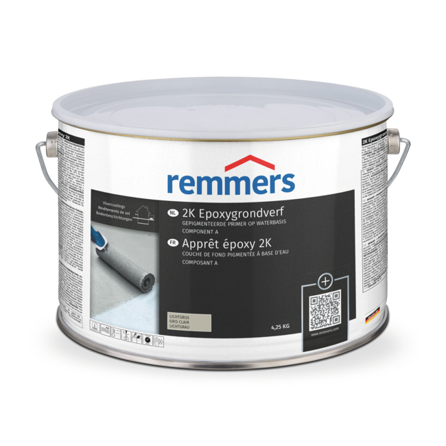 Remmers 2K Epoxy Grondverf lichtgrijs ca. RAL7035 5kg