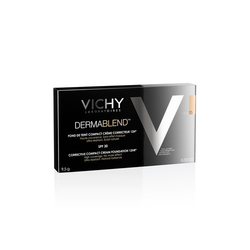 Vichy Vichy Dermablend Corrigerende Compact Crème Foundation 15 (9,5g) Vichy Vichy Dermablend Corrigerende Compact Crème Foundation 15 (9,5g)