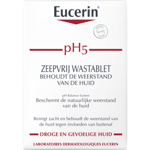 Eucerin Eucerin pH5 Zeepvrij Wastablet (100gram) Eucerin Eucerin pH5 Zeepvrij Wastablet (100gram)