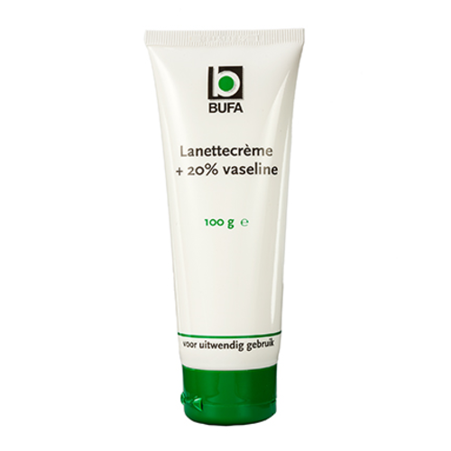 Bufa - Spruyt hillen Bufa Lanettecrème Met 20% Vaseline (100g) Bufa - Spruyt hillen Bufa Lanettecrème Met 20% Vaseline (100g)