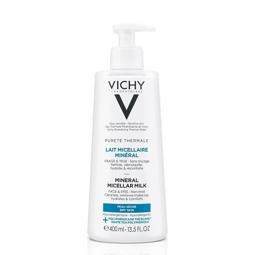 Vichy Vichy Pureté Thermale Micellaire Reinigingsmelk Droge Huid (400ml) Vichy Vichy Pureté Thermale Micellaire Reinigingsmelk Droge Huid (400ml)