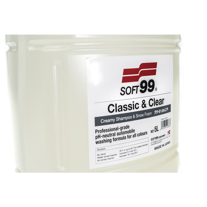 Soft99 Soft99  Classic & Clear Shampoo 5l