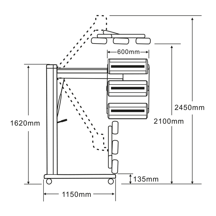 Krauss Infrarot Lacktrockner SPEED DRY 300AX