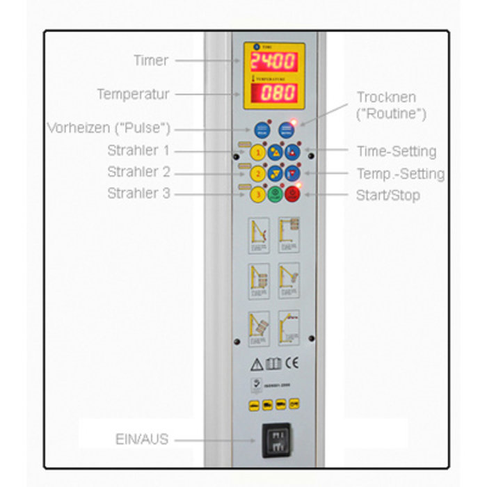 Krauss Infrarot Lacktrockner SPEED DRY 600AX