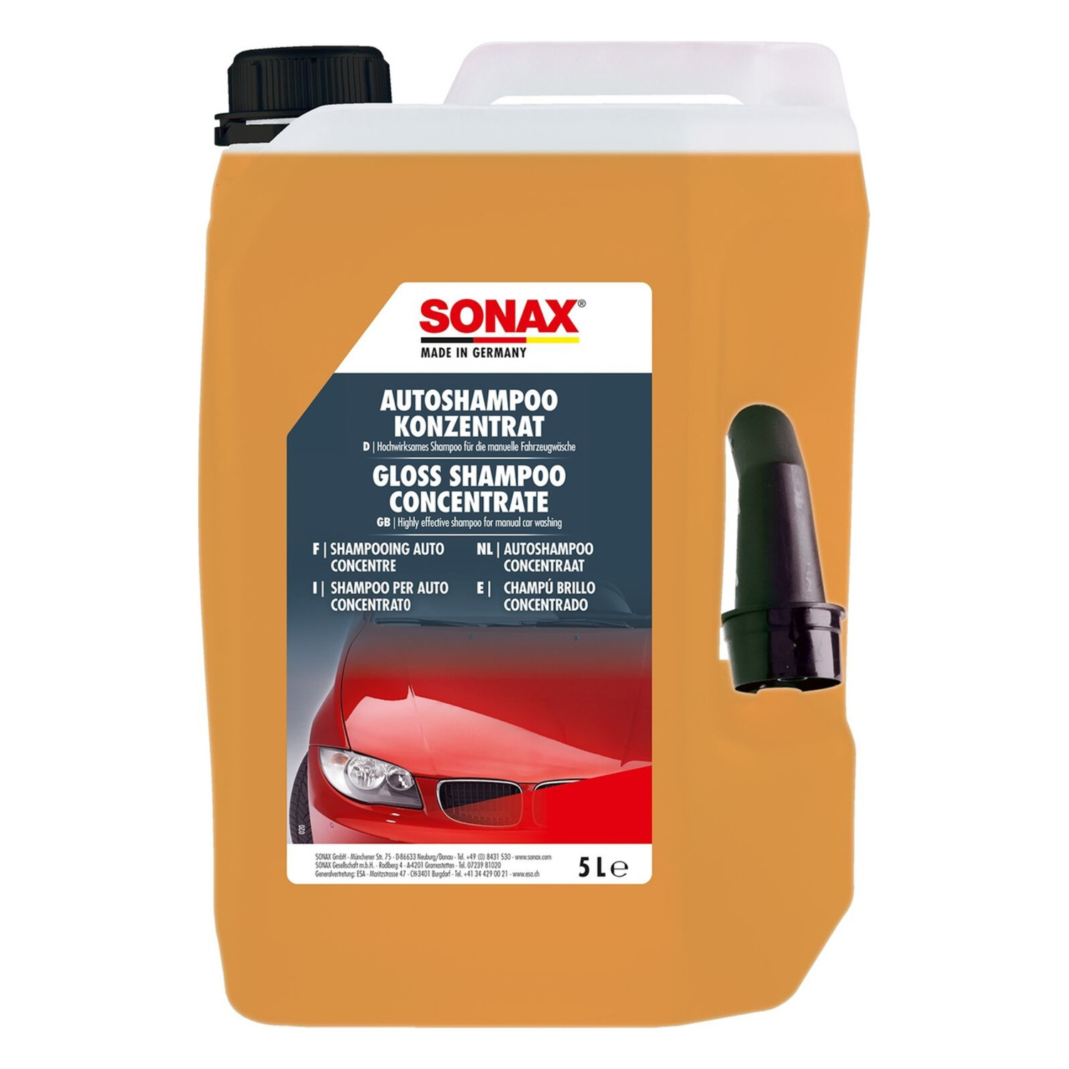 Sonax Autoshampoo Konzentrat 5 Liter - Car Care King