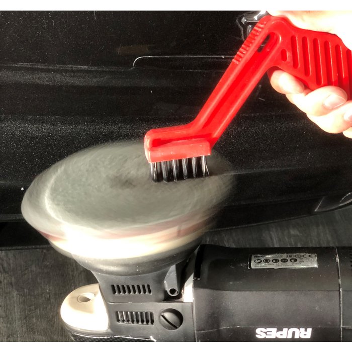 Nylonbürste & Schwammentferner Rot