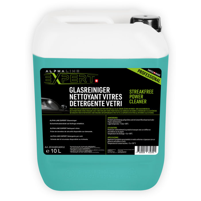 ALPHA LINE Professional   ALPHA LINE Expert Glasreiniger