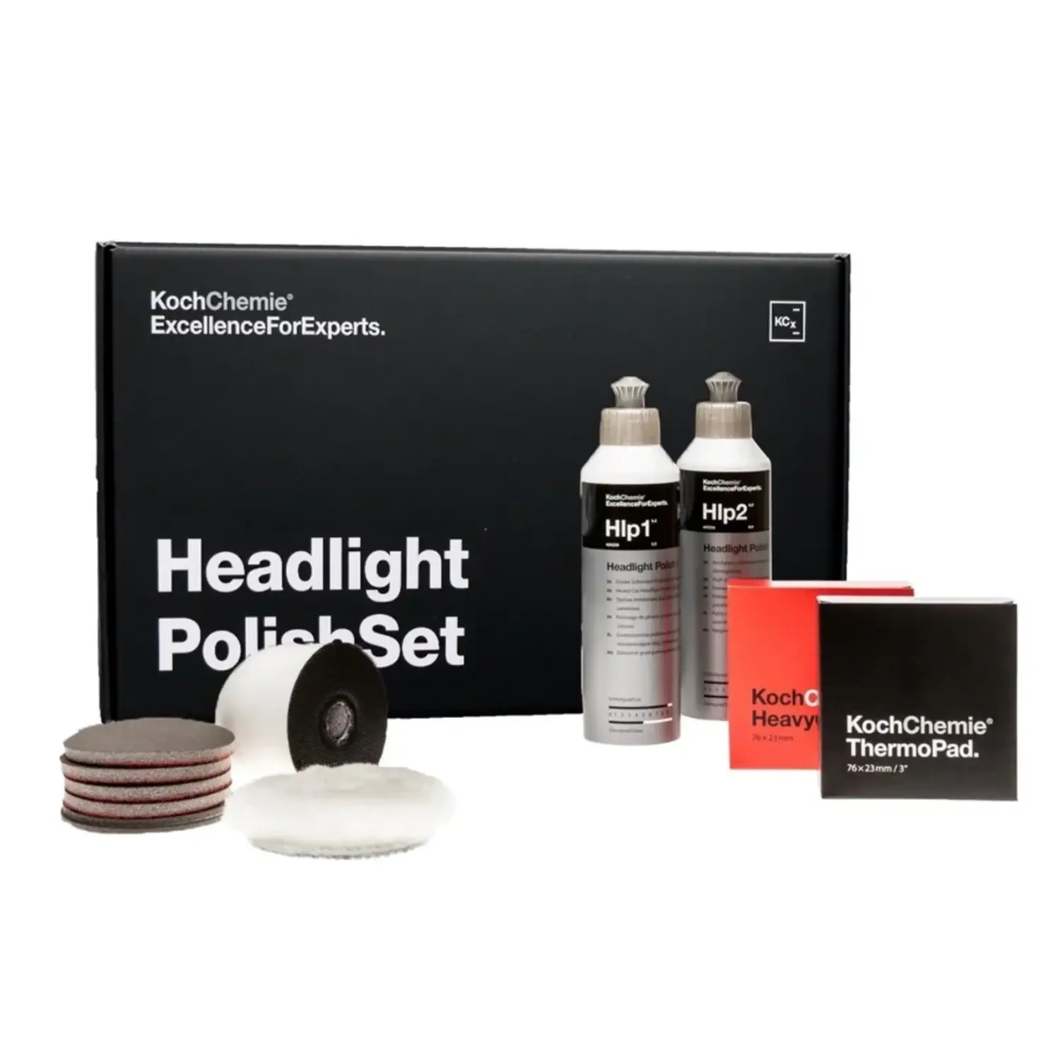 Koch Chemie - Headlight Polish Set - Scheinwerfer-Aufbereitungsset