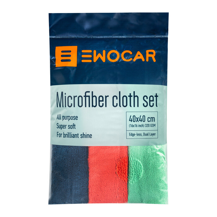 Ewocar EWOCAR All purpose Mikrofasertücher 3er Pack