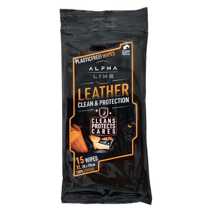 ALPHA LINE ALPHA LINE Leather Clean & Protect Wipes