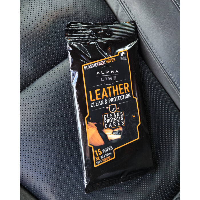 ALPHA LINE ALPHA LINE Leather Clean & Protect Wipes