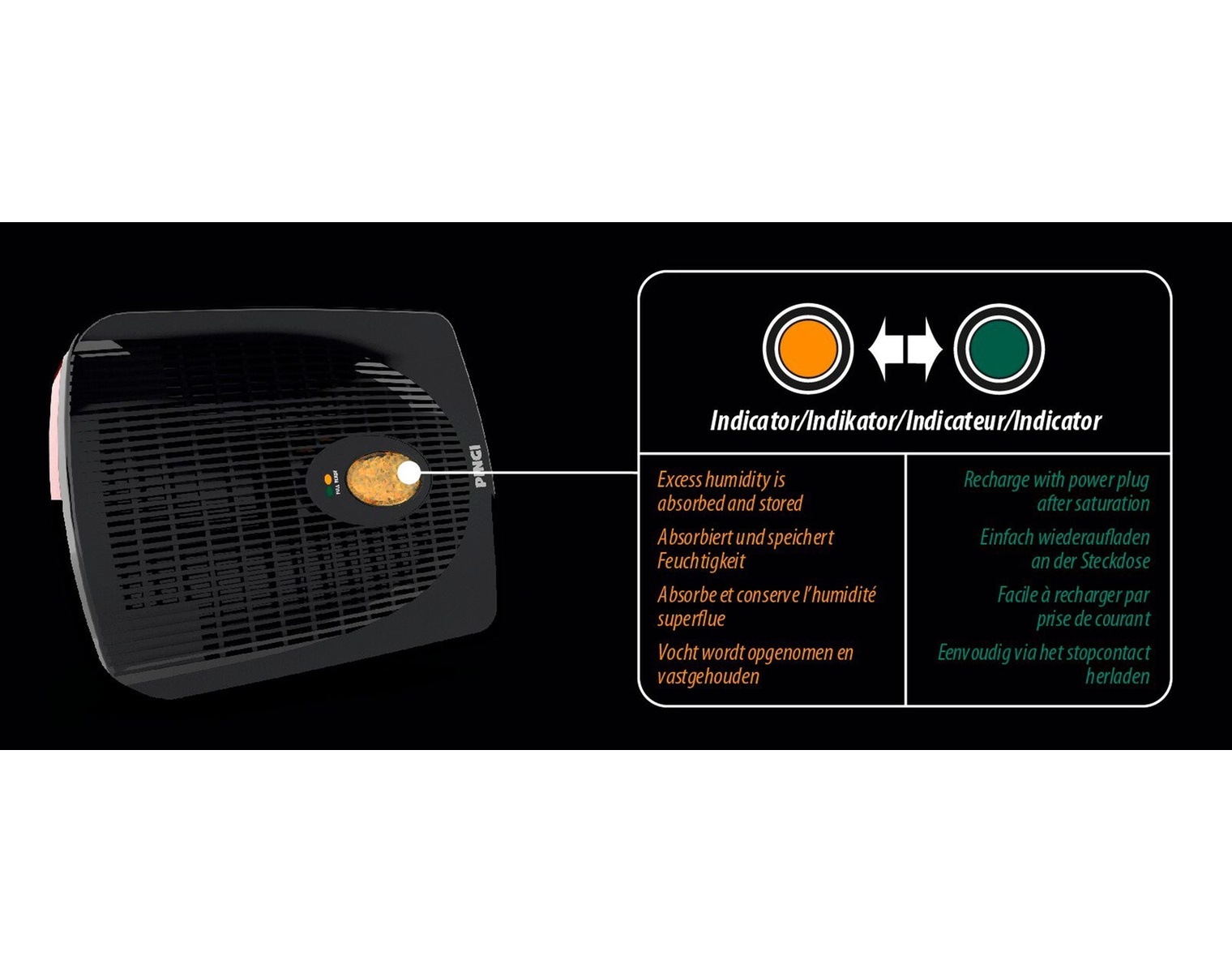 Forstinger - Vorteil des Monats, der Pingi Auto Entfeuchter von