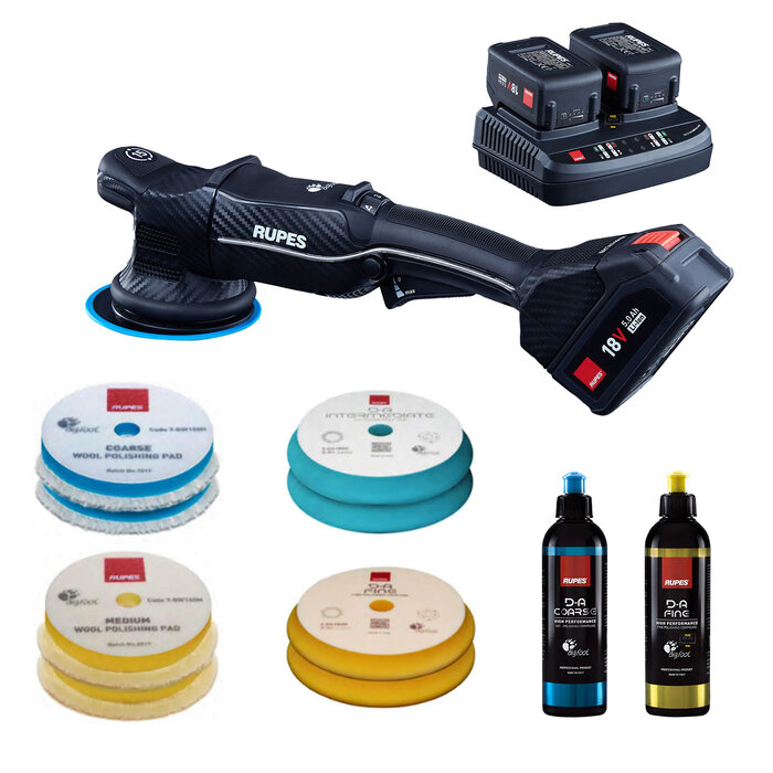 Rupes RUPES BIGFOOT iBrid HLR21 Exzenter-Poliermaschine Set