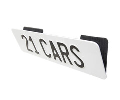 21Cars Kennzeichenhalter Klett Mini