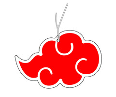 Naruto Akatsuki Wolke Duftbaum / Lufterfrischer