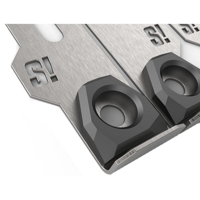 SNAP Rahmenloser Nummernhalter, 30 × 8 cm / 50 × 11 cm, Edelstahl