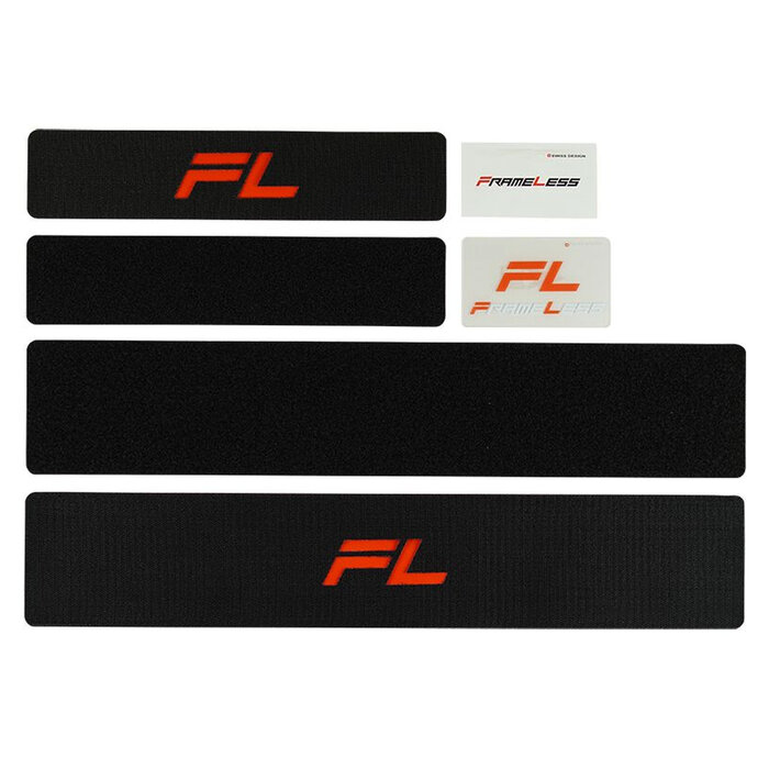 FRAMELESS Rahmenloser Nummernhalter 30 × 8 cm / 50 × 11 cm