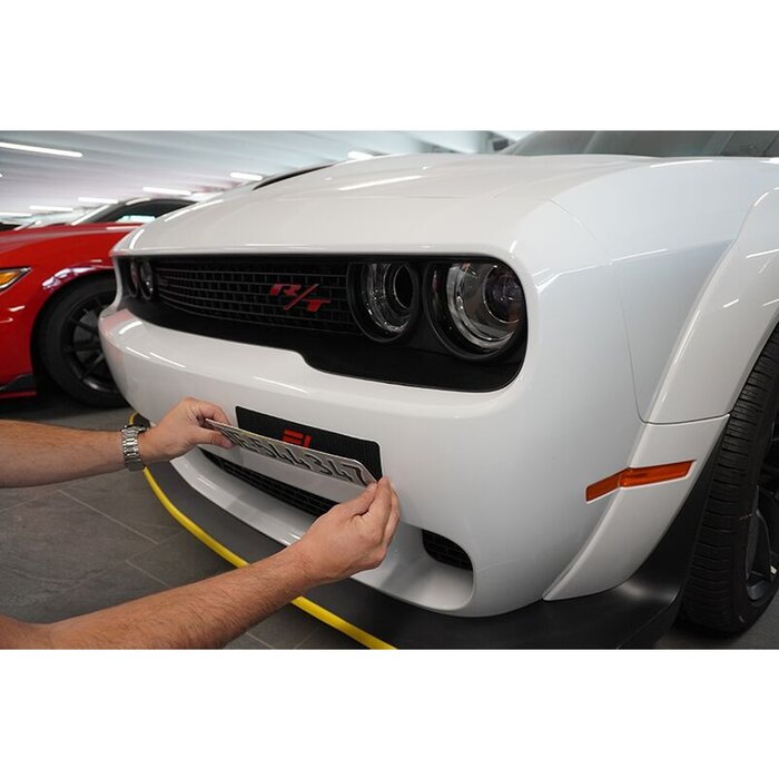 FRAMELESS Rahmenloser Nummernhalter 30 × 8 cm / 50 × 11 cm