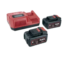 Flex Tools P-Set 55 R Schnelladegerät + Akkus