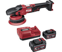 Flex Tools XFE 2 15 18-EC Set  Akku-Exzenterpolierer mit Freilauf 18 V