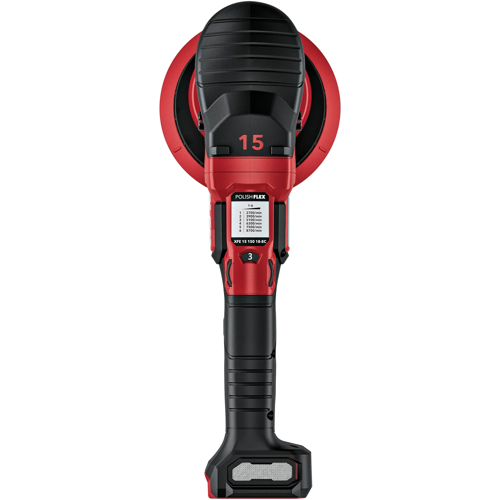 Flex Tools Flex XFE 2 15 18-EC Set Akku-Exzenterpolierer mit Freilauf 18 V