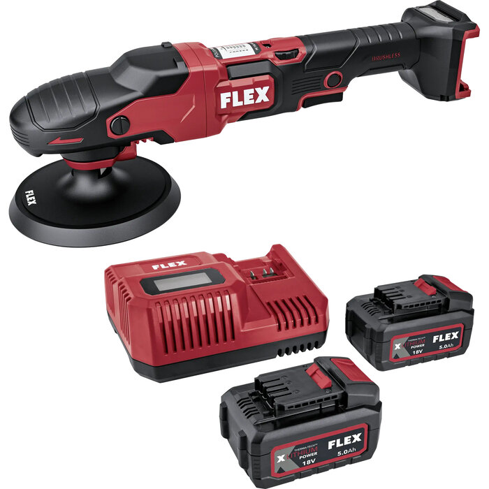 Flex Tools Flex PE 150 18-EC Set Akku-Rotationspolierer 18 V