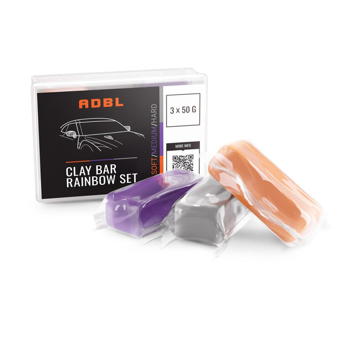 ADBL ADBL Clay Bar Rainbow Set 50g, 3 Stk. Reinigungsknete