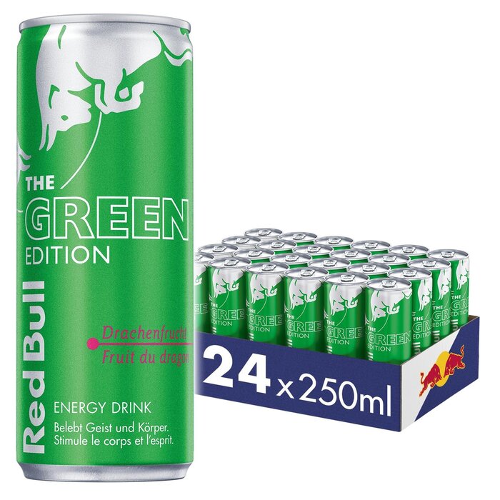 Red Bull Energy Drink Green Edition Drachenfrucht 24 x 250 ml