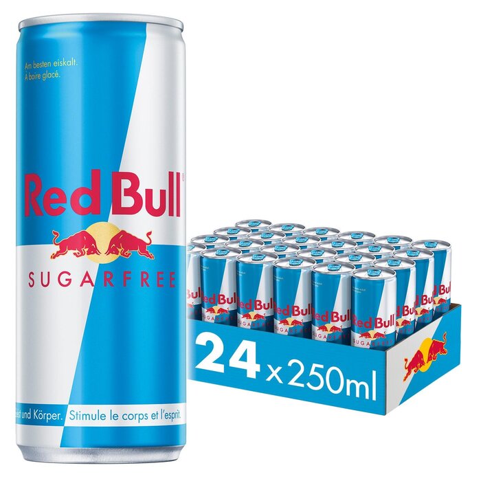 Red Bull Energy Drink sugarfree 24 x 250 ml