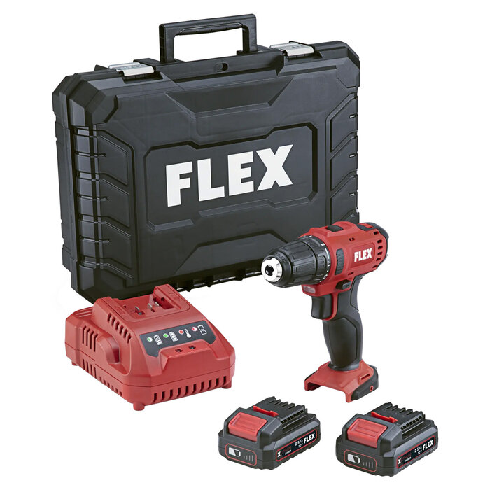 Flex Tools FLEX 2-Gang Akku-Bohrschrauber 12 V Light Duty DD 2G 12-LDBC/2.5