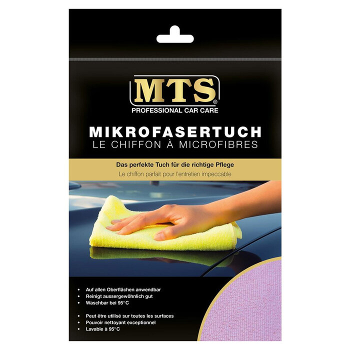 MTS Mikrofasertuch - Rosa 40 x 40 cm