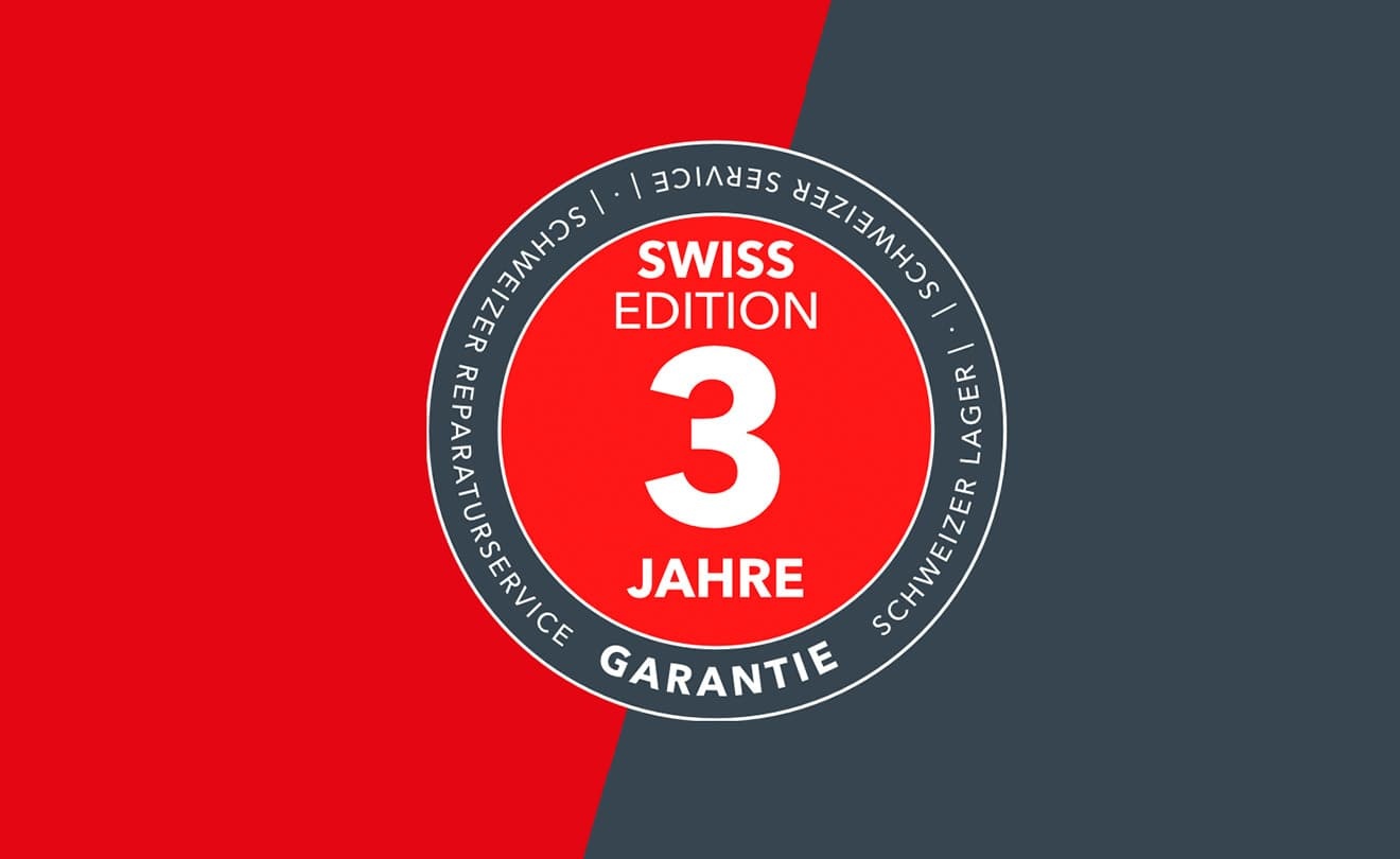 3 Jahre Garantie ohne Registrierung