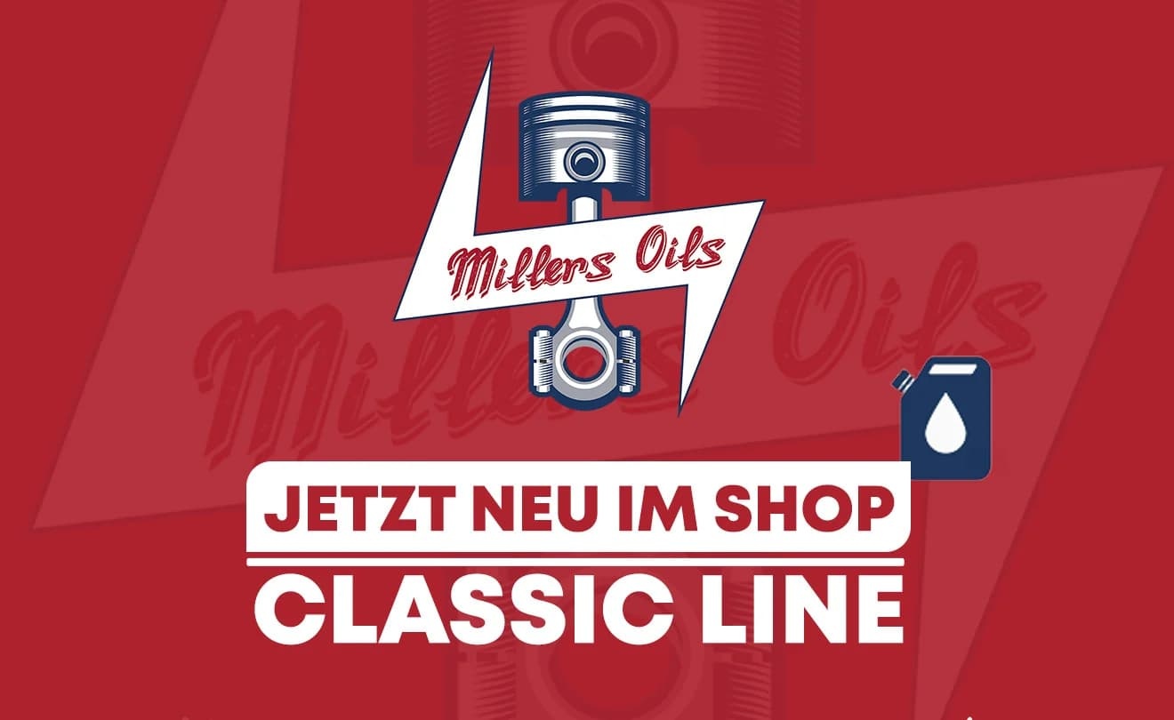 Neu : Millers Oils Classic Line