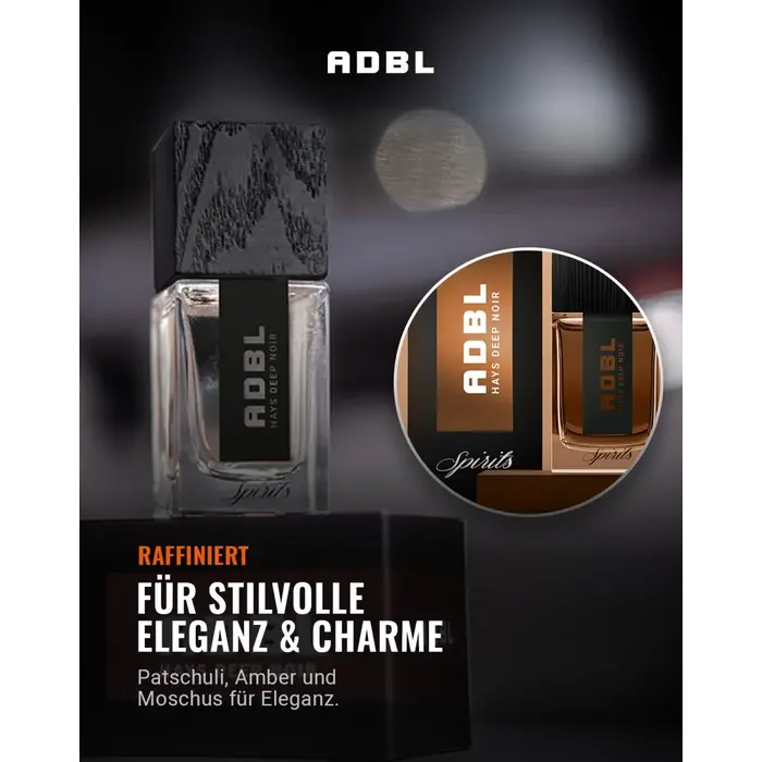 ADBL ADBL Spirits Hays Deep Noir Innenraumduft 30ml