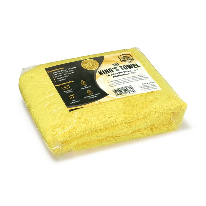 The King’s Towel – Jubiläumstuch (10 Jahre Car Care King – Limitierte Edition)