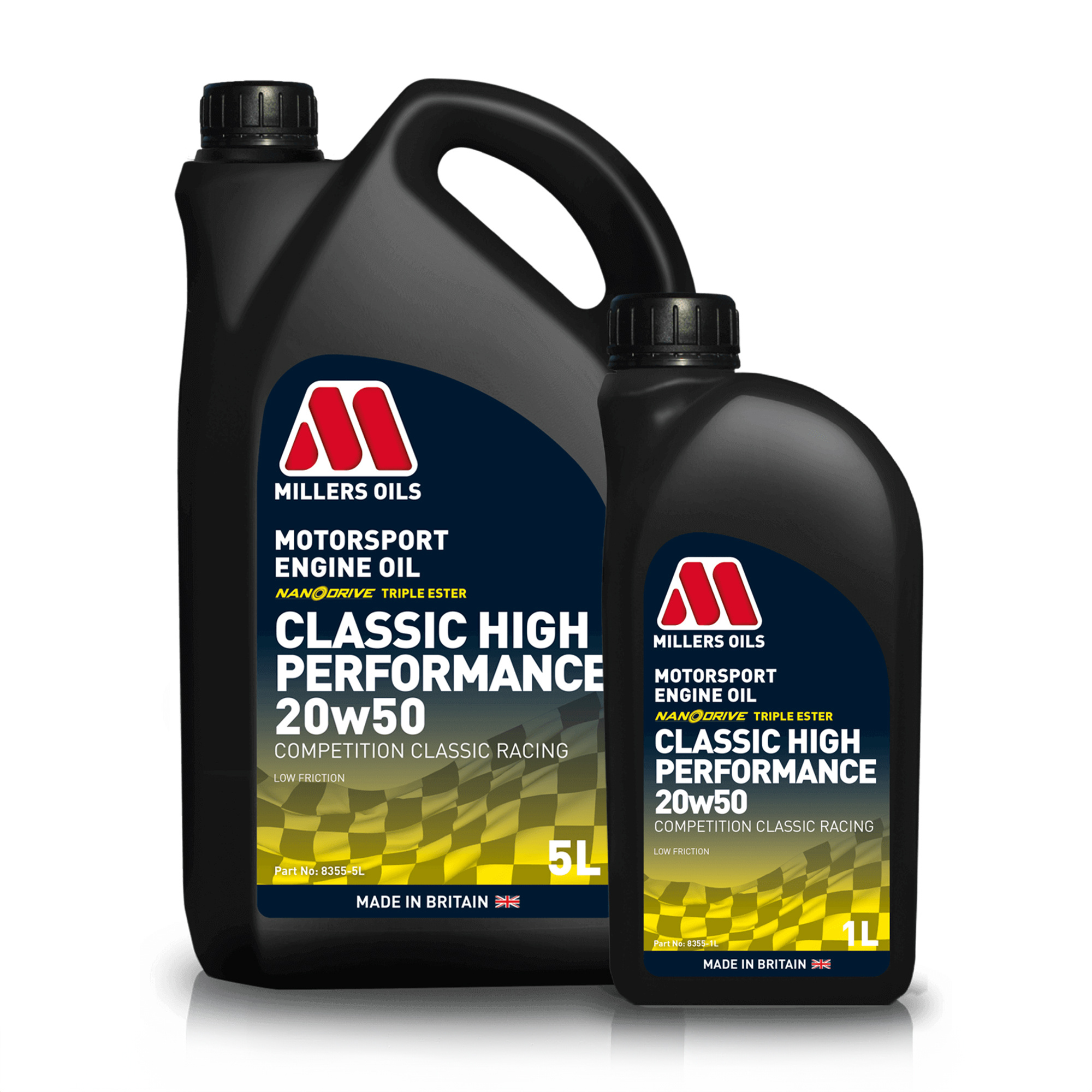 Millers Oils - Motorsport MILLERS OILS Motorsport Classic High Performance 20W50
