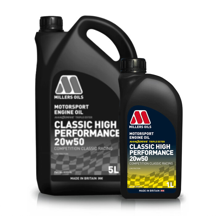 Millers Oils - Motorsport MILLERS OILS Motorsport Classic High Performance 20W50