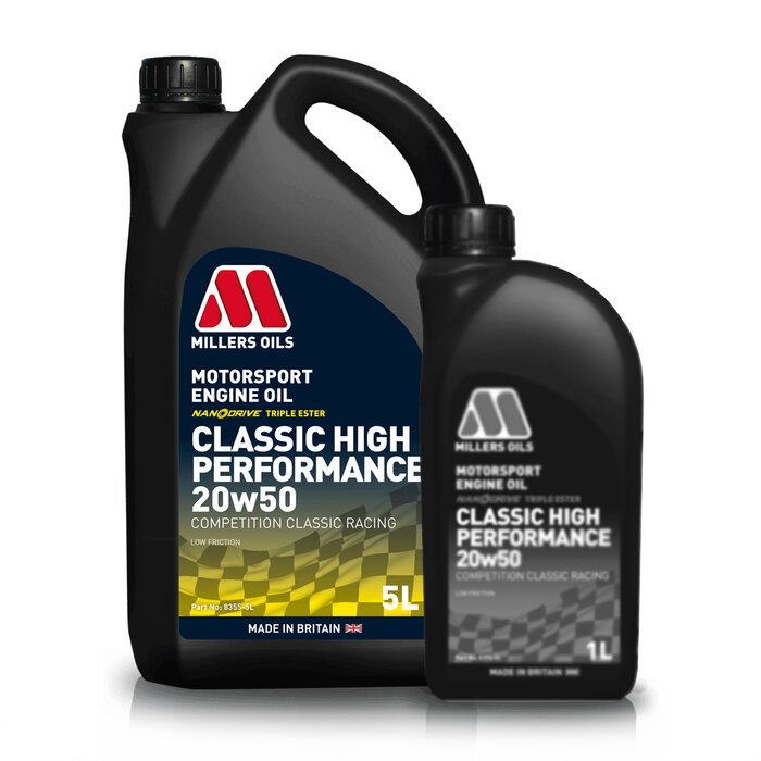 Millers Oils - Motorsport MILLERS OILS Motorsport Classic High Performance 20W50