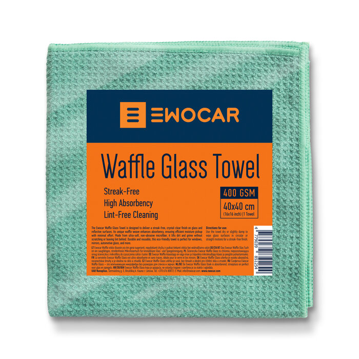 Ewocar Ewocar Waffle Glass Towel (Glasreinigungstuch)
