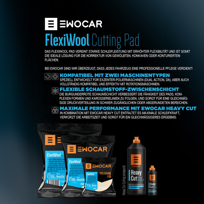 Ewocar Ewocar FlexiWool Pad 150mm