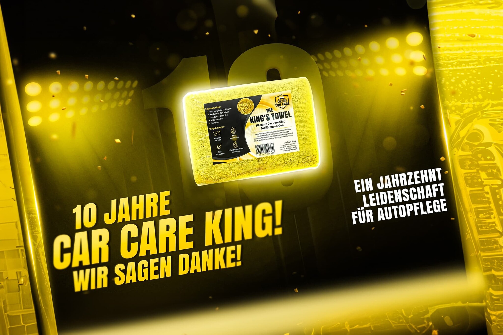 10 Jahre Car Care King – Rückblick auf unser Jubiläum, Aktionen und ein grosses Danke!