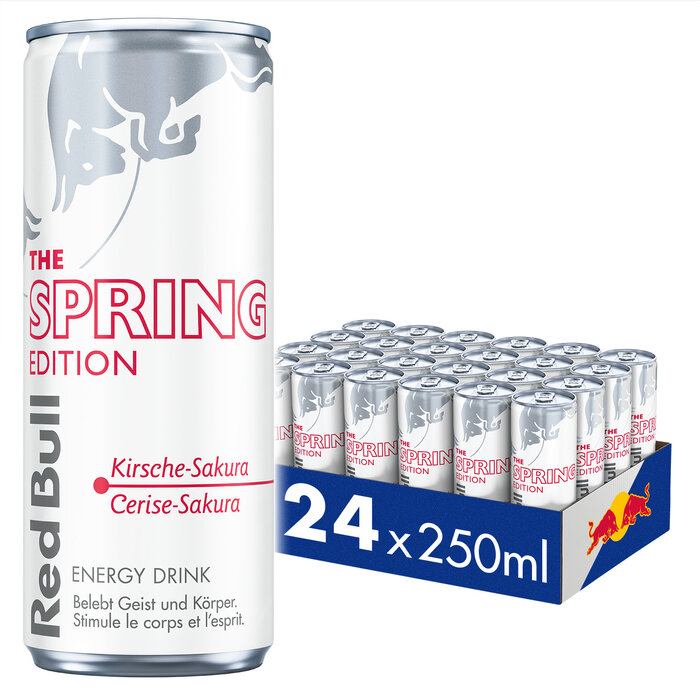Red Bull Energy The Spring Edition, Kirsche-Sakura 24 x 250 ml