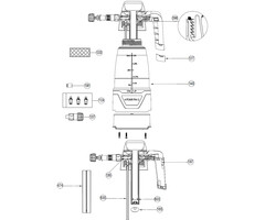 IK Sprayers Kompletter Filzhalter 5 Stk. (1081)