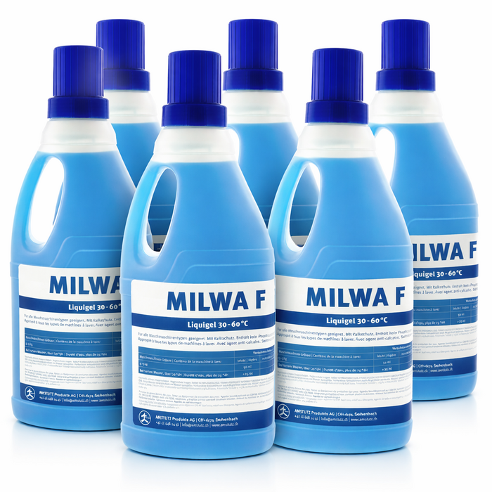 MILWA Flüssigwaschmittel Liquigel 3L, 6er Pack (18L)