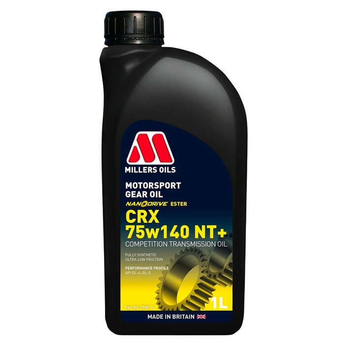 Millers Oils - Motorsport MILLERS OILS Motorsport CRX 75W140 NT+