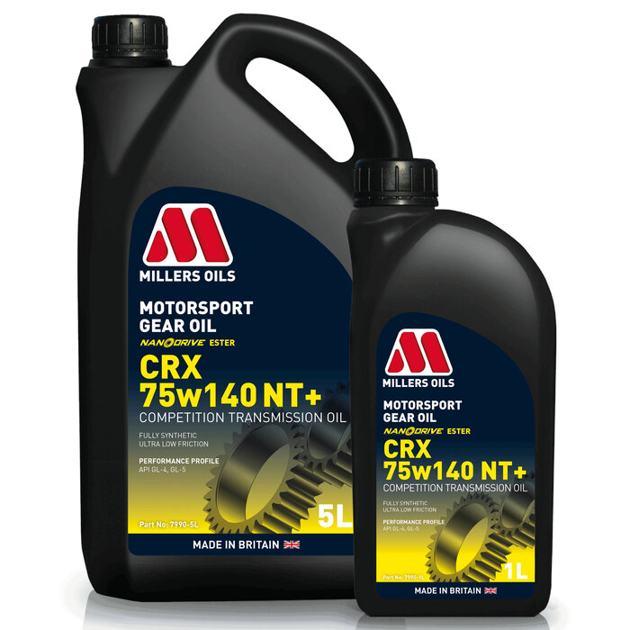 Millers Oils - Motorsport MILLERS OILS Motorsport CRX 75W140 NT+