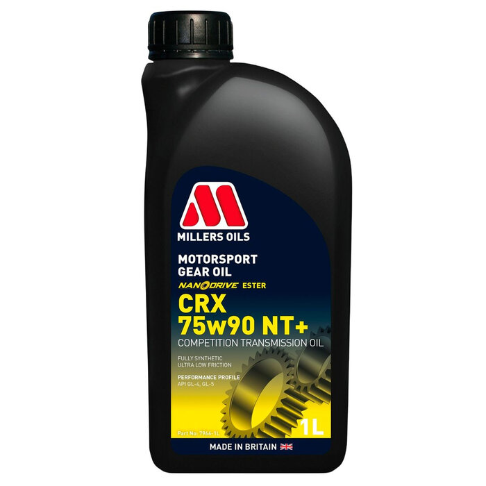 Millers Oils - Motorsport MILLERS OILS Motorsport CRX 75W90 NT+