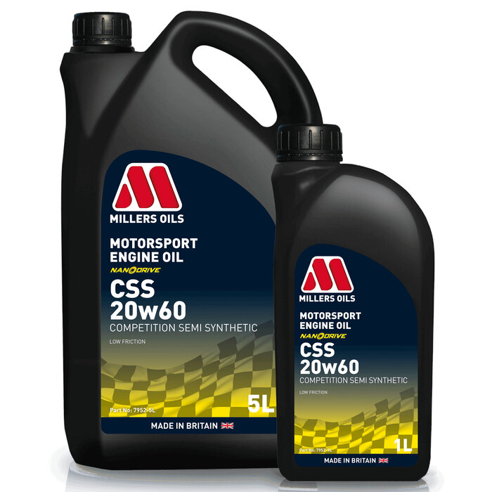 Millers Oils - Motorsport MILLERS OILS Motorsport CSS 20W60